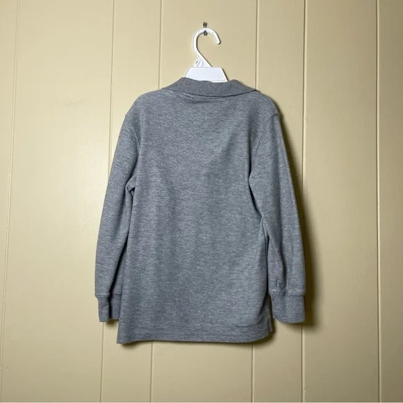 Wonder Nation Boys' School Uniform Long Sleeve Piqué Polo Shirt size S 6-7 Yrs - Picture 2 of 3